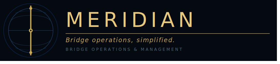 Meridian — Bridge operations, simplified.